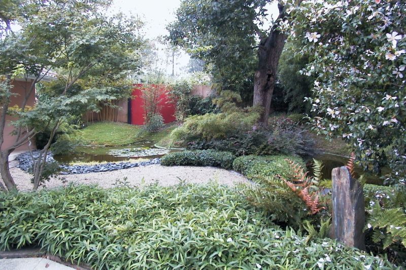 jardin japonais sur le Bassin d'Arcachon